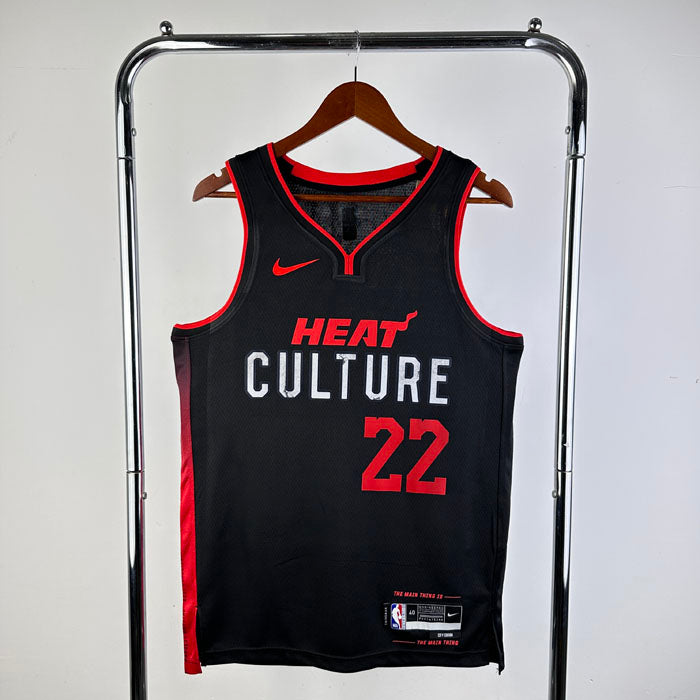 Regata NBA Miami Heat City Edition 23/24 Jimmy Butler Preta