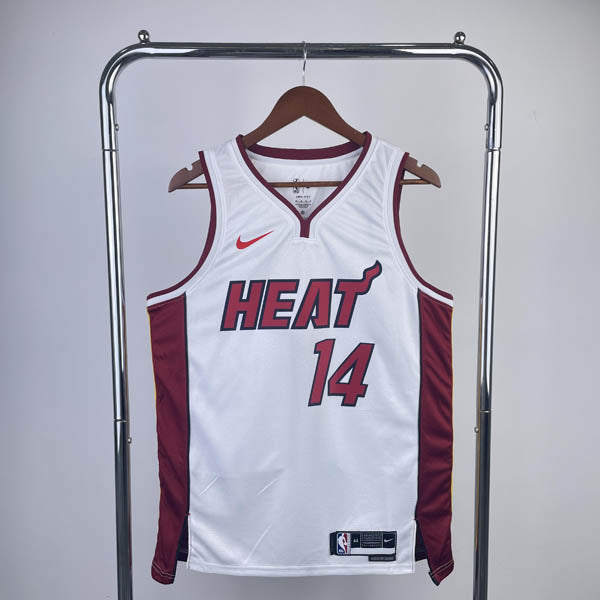 Regata NBA Miami Heat Association Edition 24/25 Tyler Herro Branca