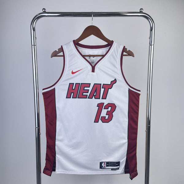 Regata NBA Miami Heat Association Edition 24/25 Bam Adebayo Branca