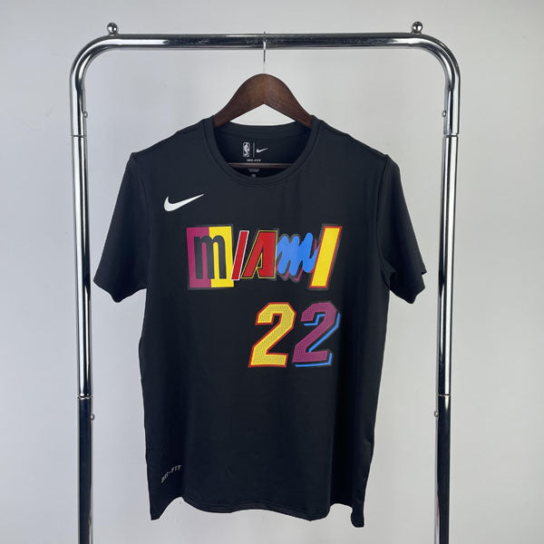 Camiseta NBA Miami Heat Jimmy Butler City Edition DRI-FIT Preta