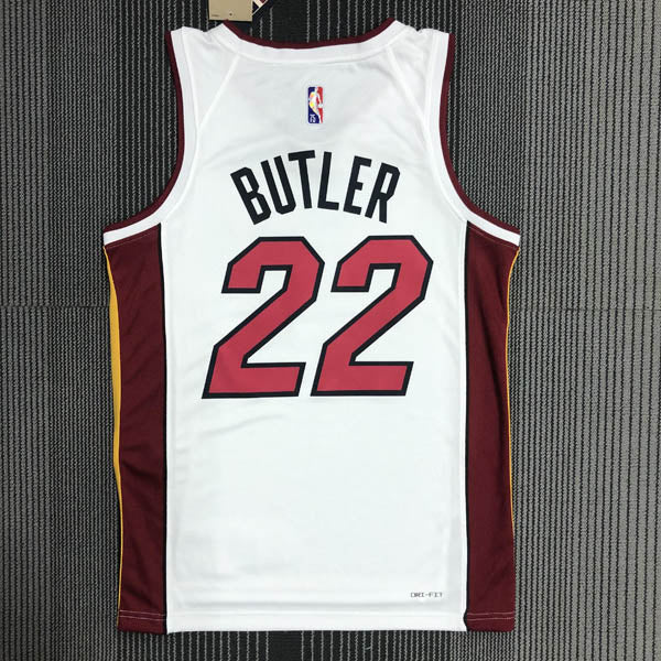 Regata NBA Miami Heat Association Edição 75 anos Jimmy Butler Branca