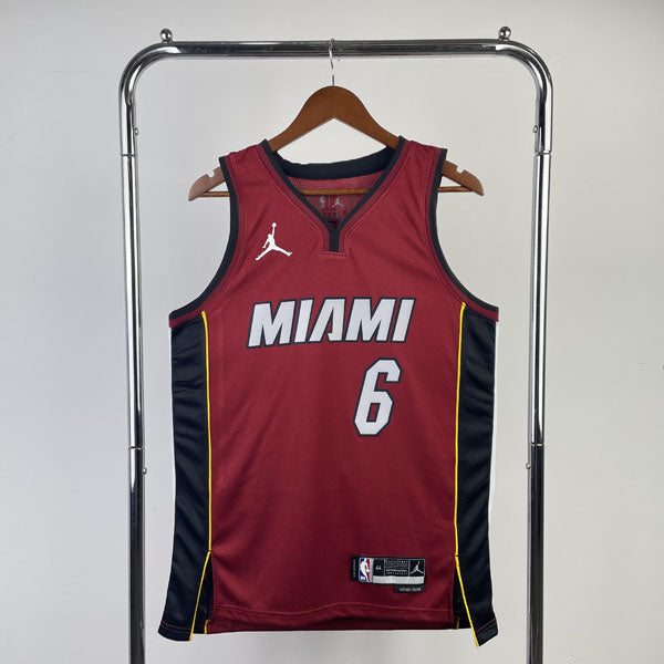 Regata NBA Miami Heat Statement Edition LeBron James Vermelha