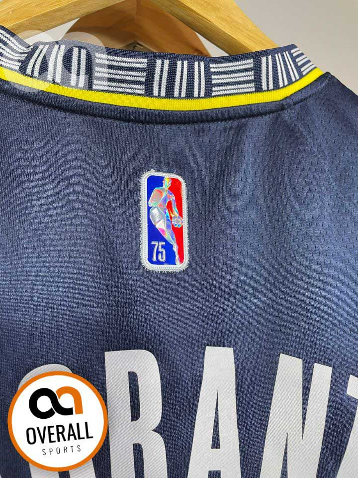 Regata NBA Memphis Grizzlies City Edição 75 anos Ja Morant Azul