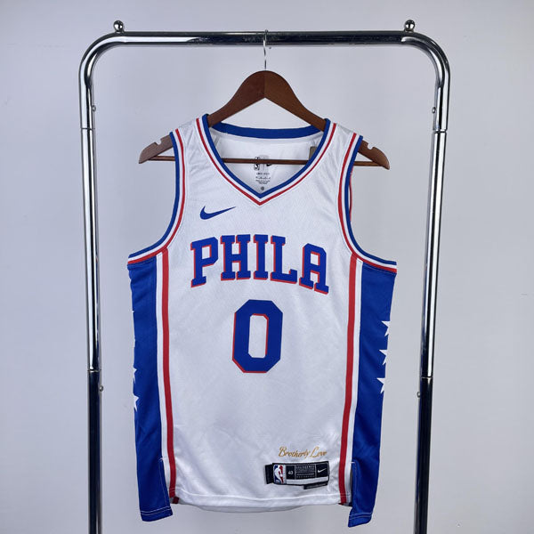 Regata NBA Philadelphia 76ers Association Edition 23/24 Tyrese Maxey Branca