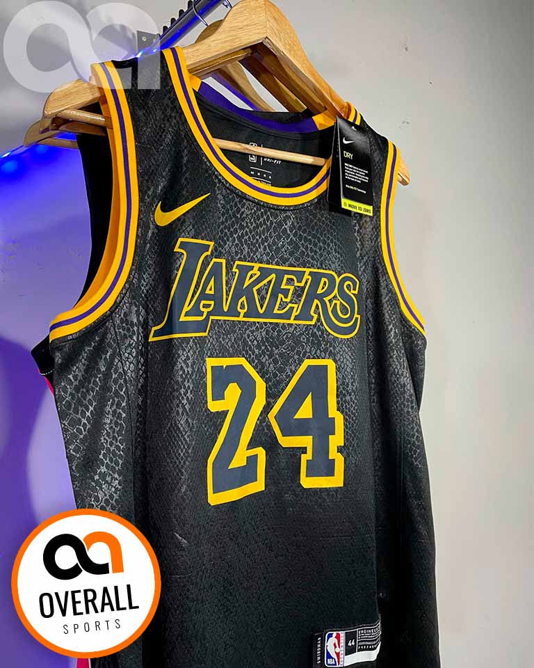 Regata NBA Los Angeles Lakers Black Mamba Kobe Bryant 24 Preta