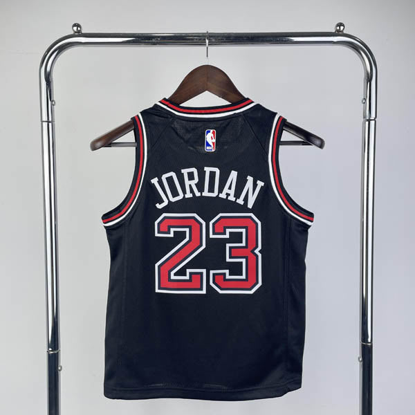 Regata Infantil NBA Chicago Bulls Michael Jordan Preta