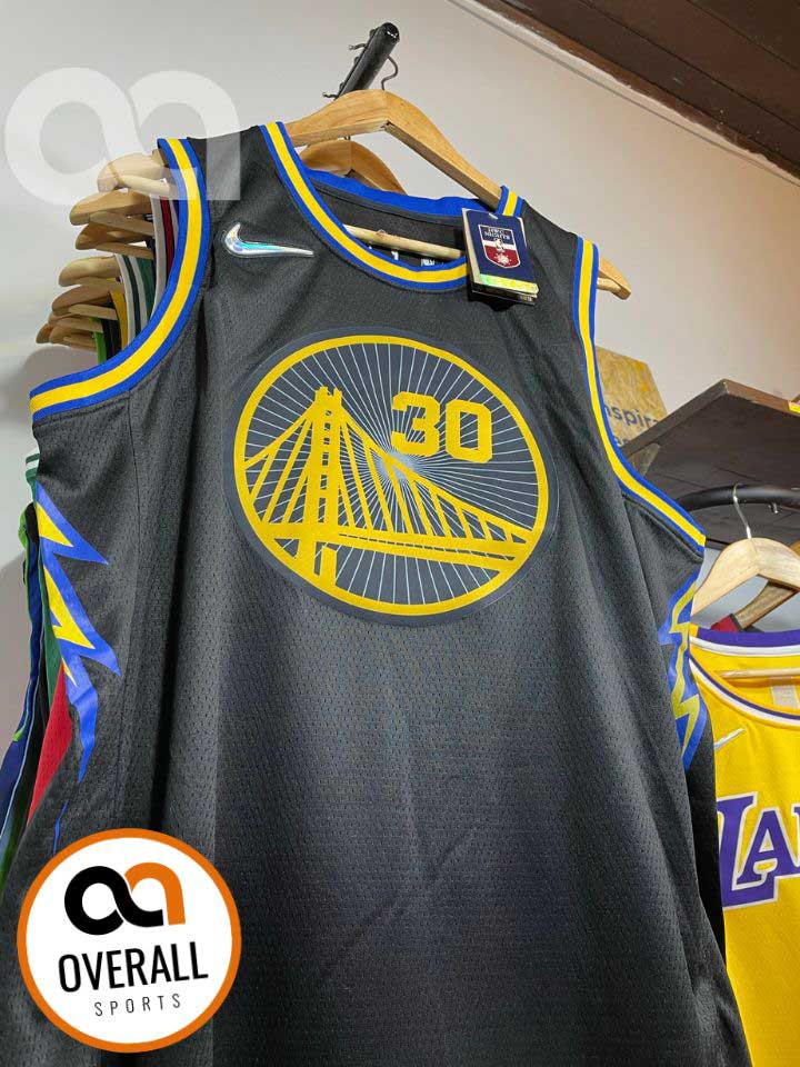 Regata NBA Golden State Warriors Preta Edição 75 anos Stephen Curry