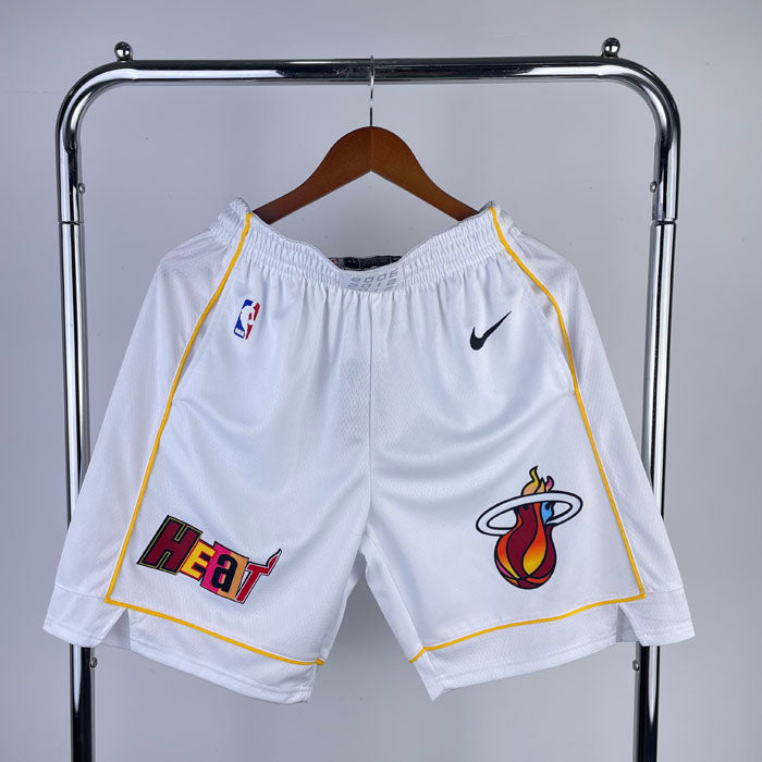 Short NBA Miami Heat City Edition 22/23 Branco