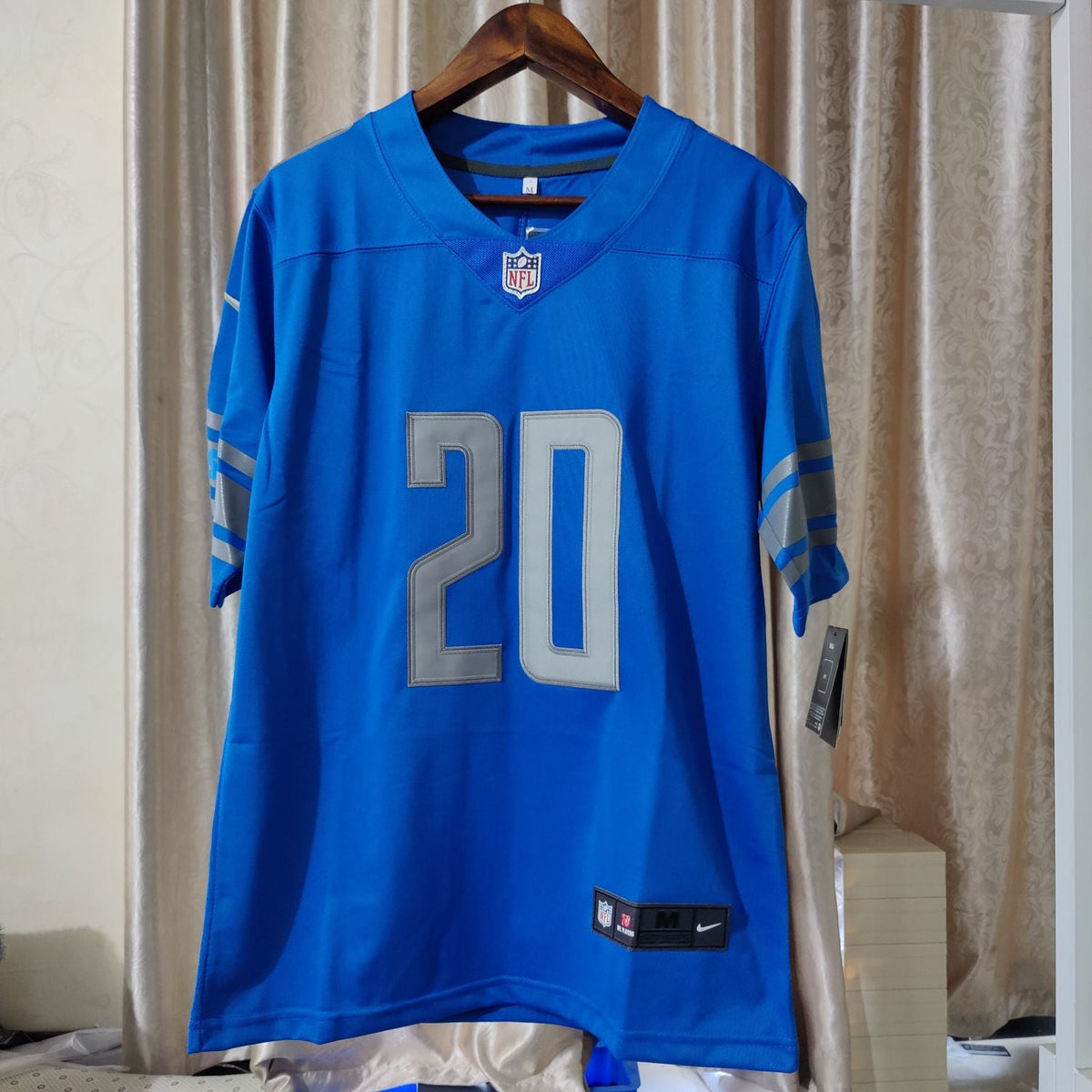 Camisa NFL Detroit Lions Vapor Limited Azul