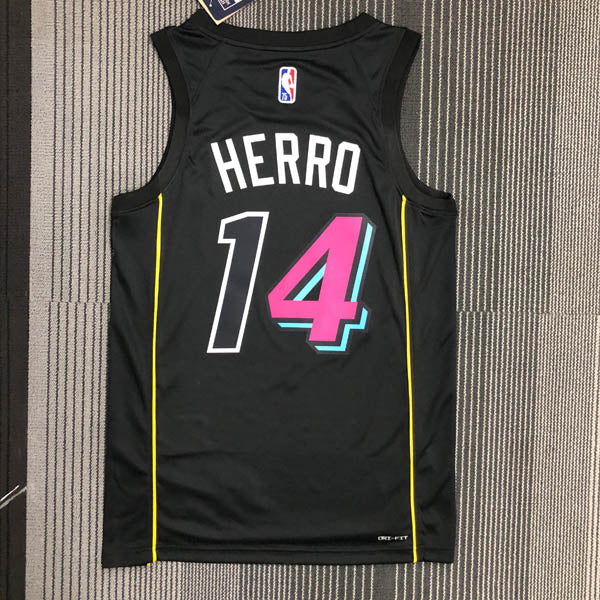 Regata NBA Miami Heat City Edição 75 anos Tyler Herro Preta