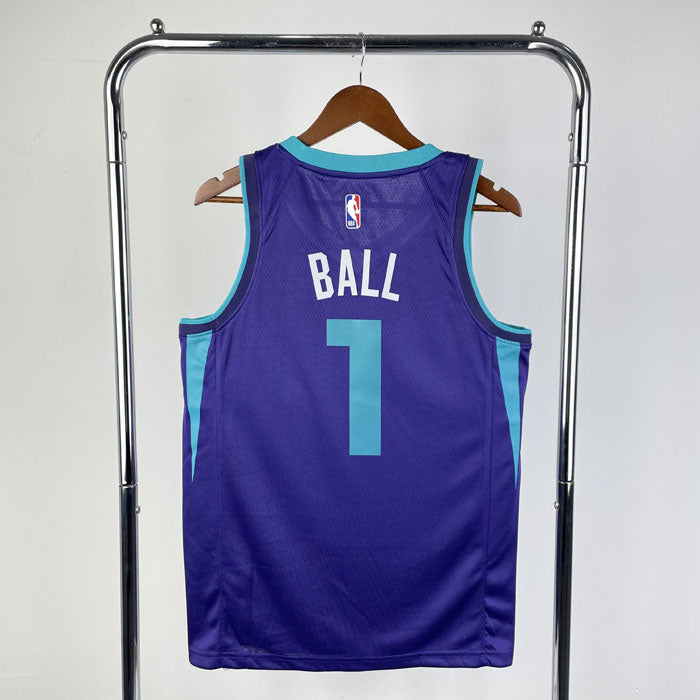 Regata NBA Charlotte Hornets Statement Edition 20/21 LaMelo Ball Roxa