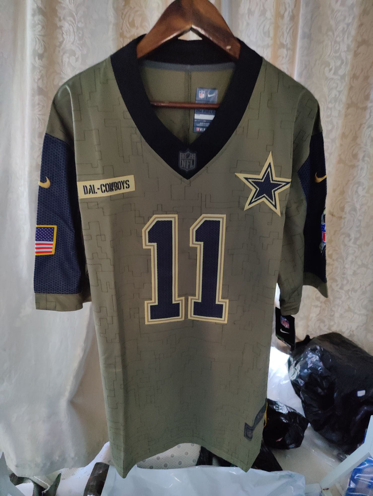 Camisa NFL Dallas Cowboys Vapor Limited Salute To Service 2021