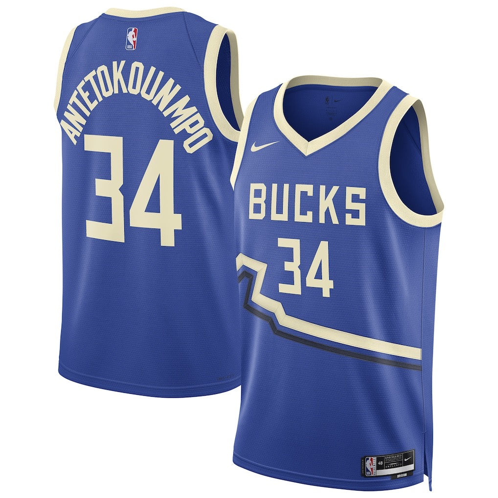 Regata NBA Milwaukee Bucks City Edition 24/25 Giannis Antetokounmpo