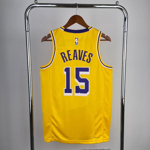 Regata NBA Los Angeles Lakers Icon Edition 24/25 Austin Reaves Amarela