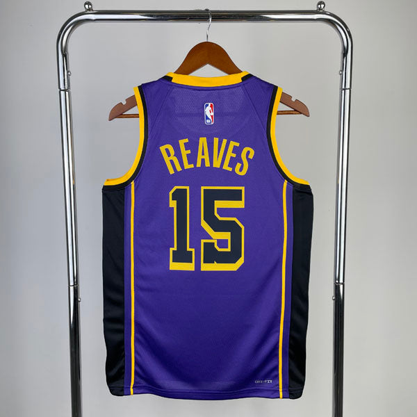 Regata NBA Los Angeles Lakers Statement Edition 24/25 Austin Reaves Roxa