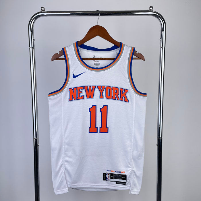 Regata NBA New York Knicks Association Edition 24/25 Jalen Brunson Branca