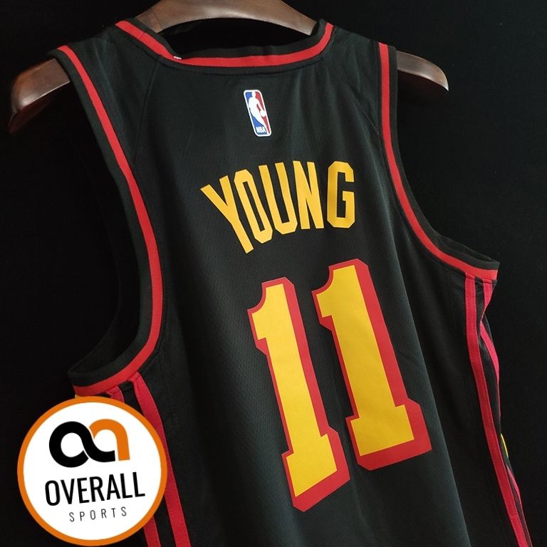 Regata NBA Atlanta Hawks Statement Edition Trae Young Preta