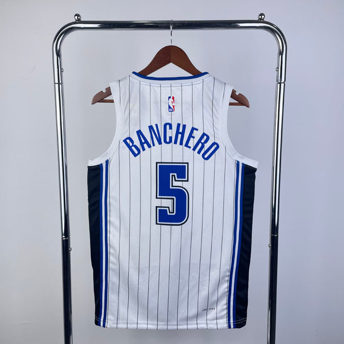 Regata NBA Orlando Magic Association Edition 24/25 Paolo Banchero Branca