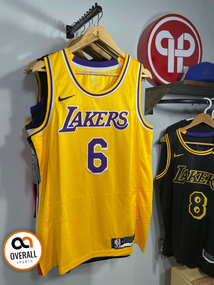 Regata NBA Los Angeles Lakers Icon Edition 22/23 LeBron James 6 Amarela