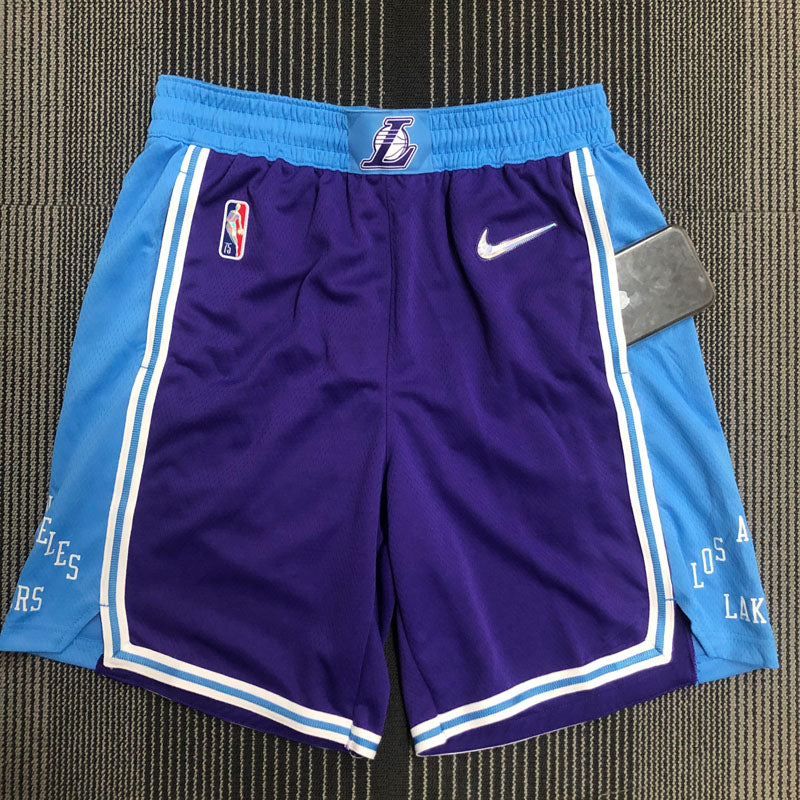 Short NBA Los Angeles Lakers City Edição 75 anos 21/22 Roxo