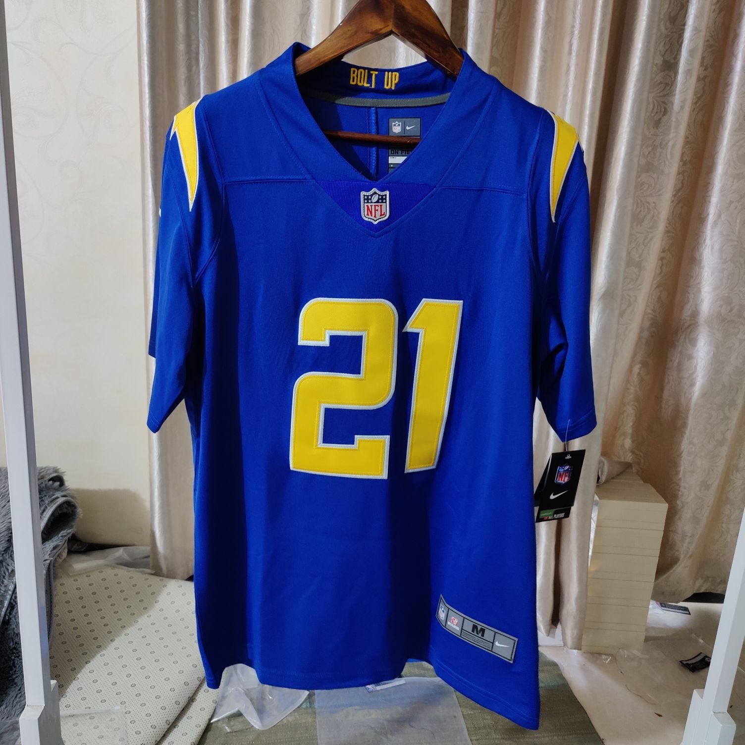 Camisa NFL Los Angeles Chargers Vapor Limited Azul