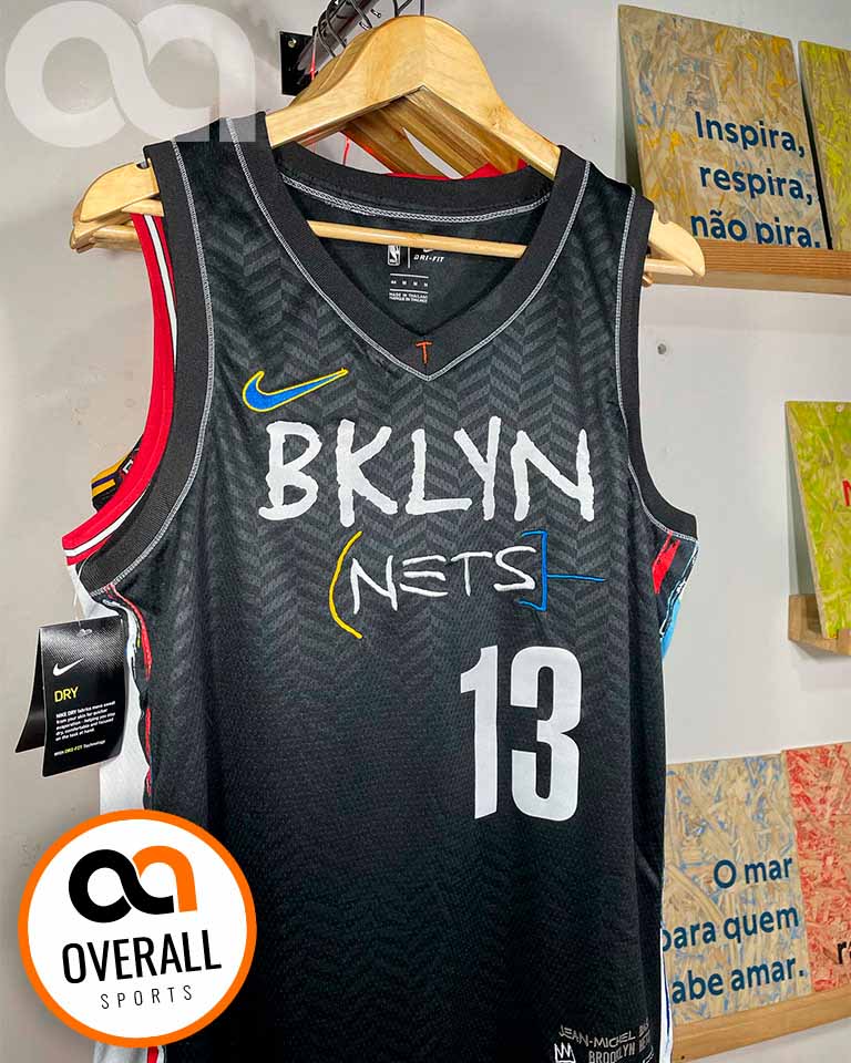 Regata NBA Brooklyn Nets City Edition 20/21 James Harden Preta