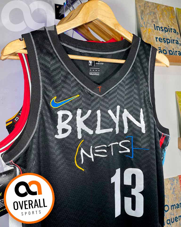 Regata NBA Brooklyn Nets City Edition 20/21 James Harden Preta