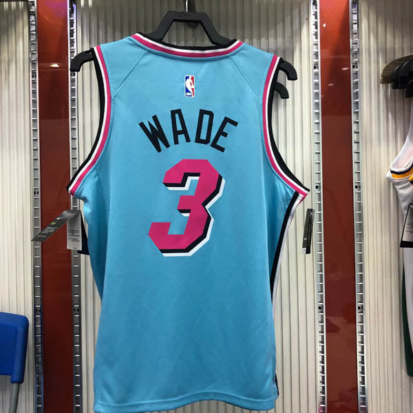 Regata NBA Miami Heat Vice Edition Dwayne Wade Azul