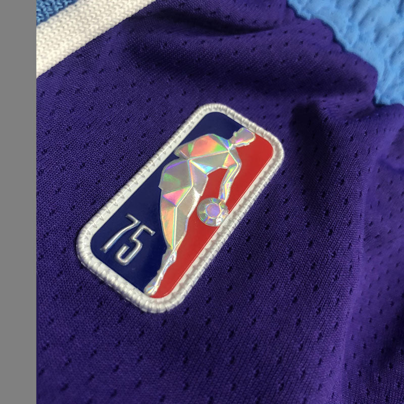 Short NBA Los Angeles Lakers City Edição 75 anos 21/22 Roxo