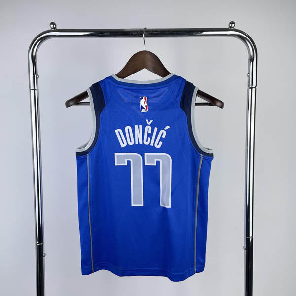 Regata Infantil NBA Dallas Mavericks Luka Doncic Azul