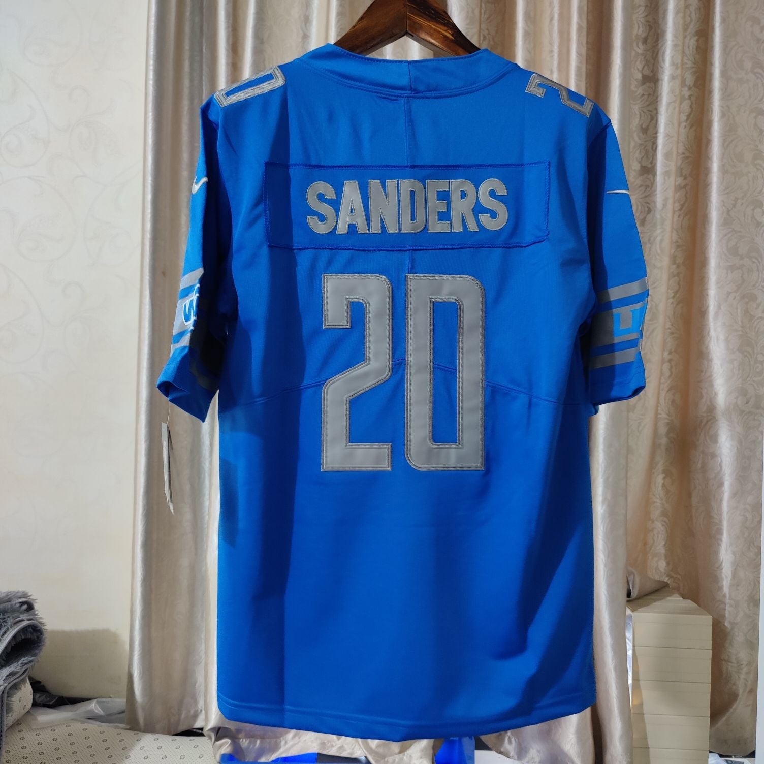 Camisa NFL Detroit Lions Vapor Limited Azul