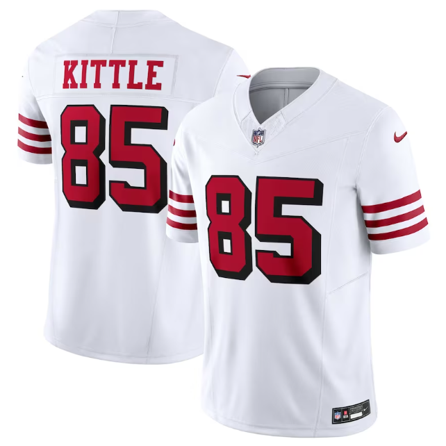 Camisa NFL San Francisco 49ers Vapor F.U.S.E. Limited Branca/Preta