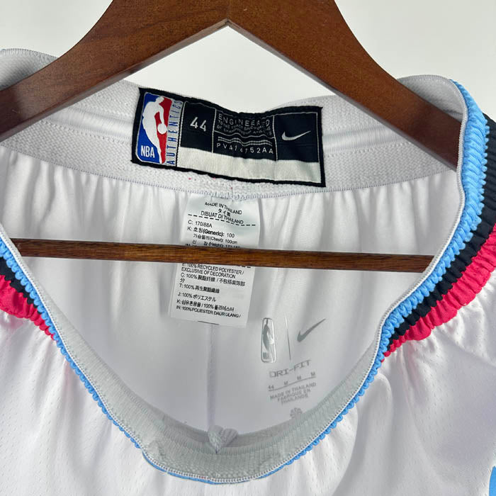 Short NBA Miami Heat Vice Edition Branco