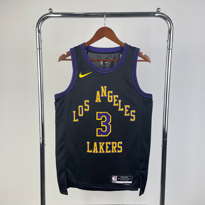 Regata NBA Los Angeles Lakers City Edition 23/24 Anthony Davis Preta