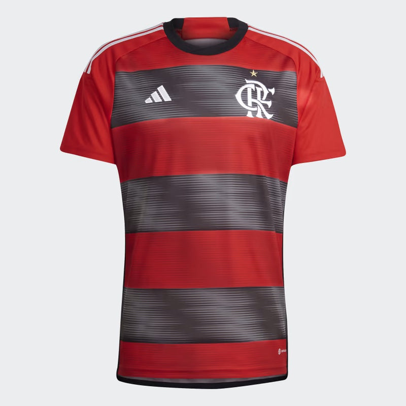 Camisa Flamengo I 23/24 Vermelha/Preta Masculina