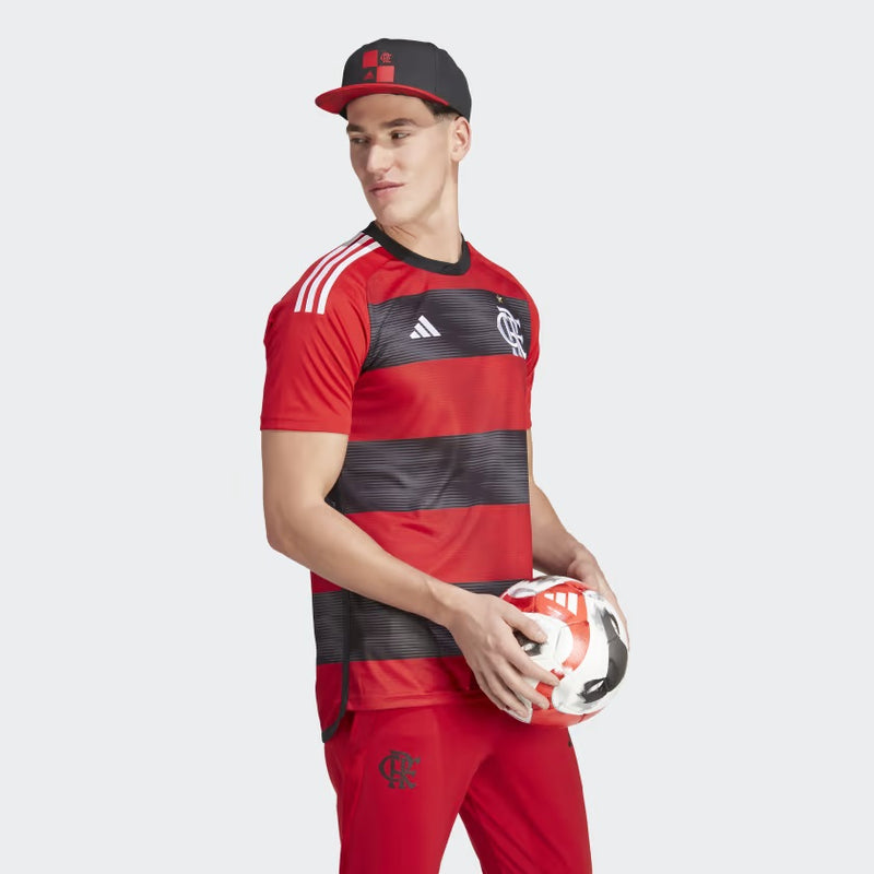 Camisa Flamengo I 23/24 Vermelha/Preta Masculina