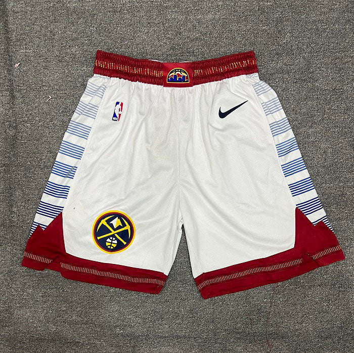 Short NBA Denver Nuggets City Edition Branco