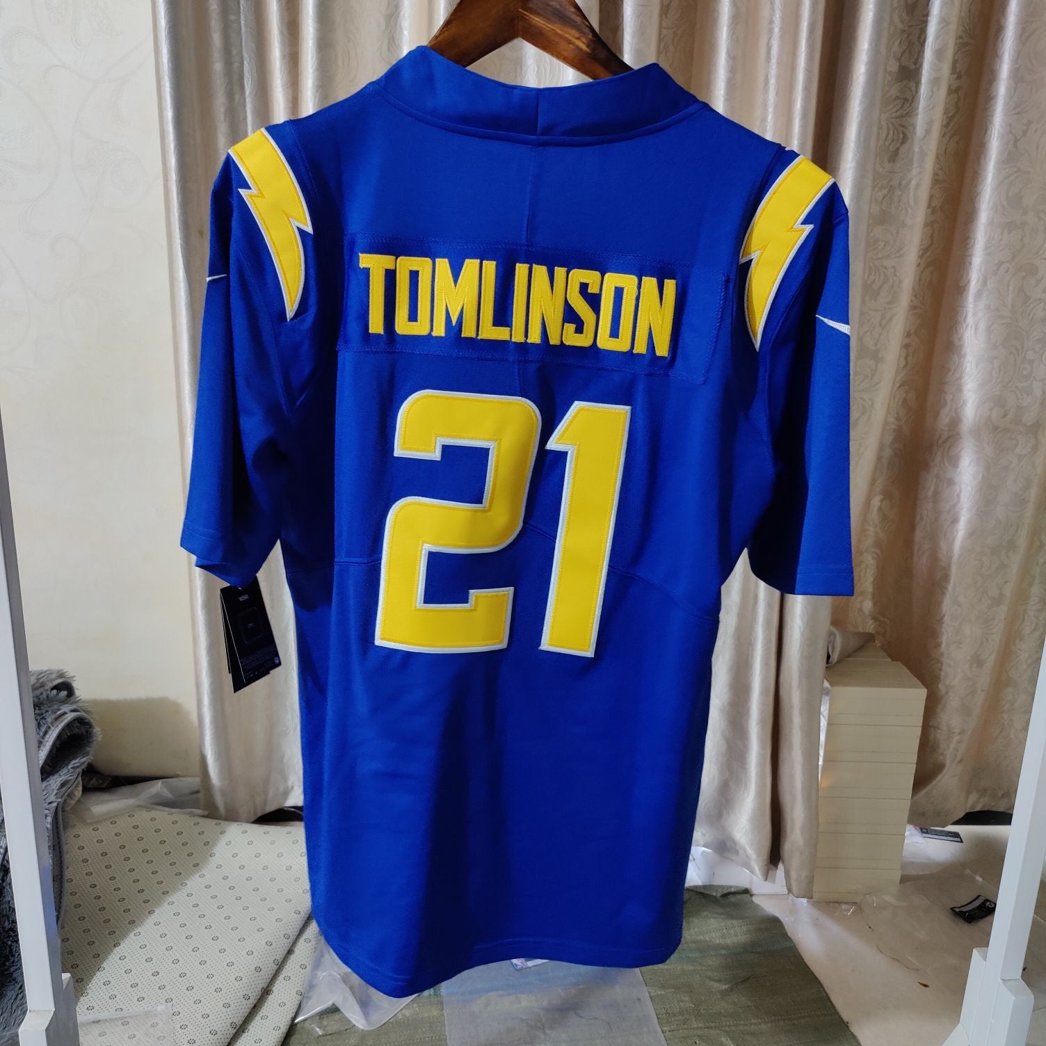 Camisa NFL Los Angeles Chargers Vapor Limited Azul