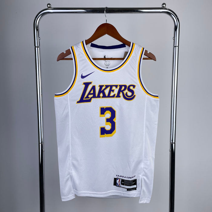 Regata NBA Los Angeles Lakers Association Edition 24/25 Anthony Davis Branca