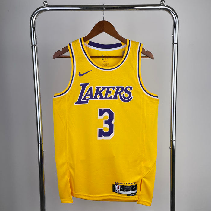 Regata NBA Los Angeles Lakers Icon Edition 24/25 Anthony Davis Amarela