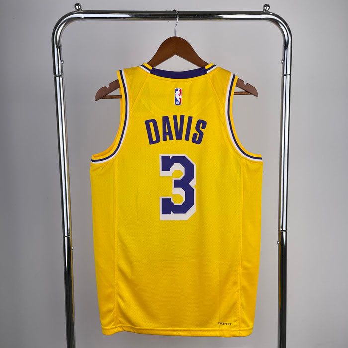 Regata NBA Los Angeles Lakers Icon Edition 24/25 Anthony Davis Amarela