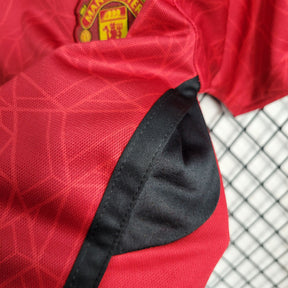 Conjunto Infantil Manchester United I 23/24 Torcedor Unissex