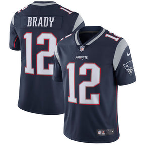 Camisa NFL New England Patriots Vapor Limited Azul Brady