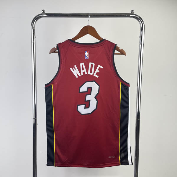 Regata NBA Miami Heat Statement Edition Dwayne Wade Vermelha