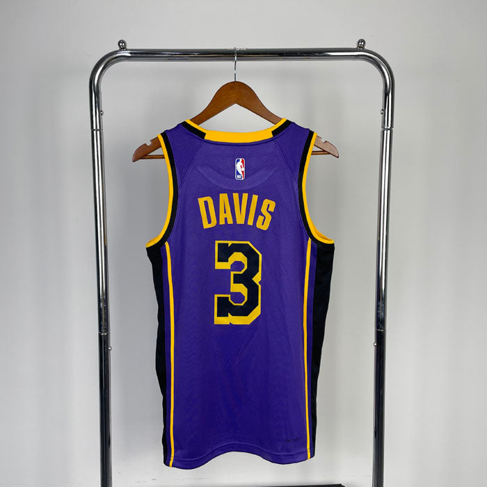 Regata NBA Los Angeles Lakers Statement Edition 24/25 Anthony Davis Roxa