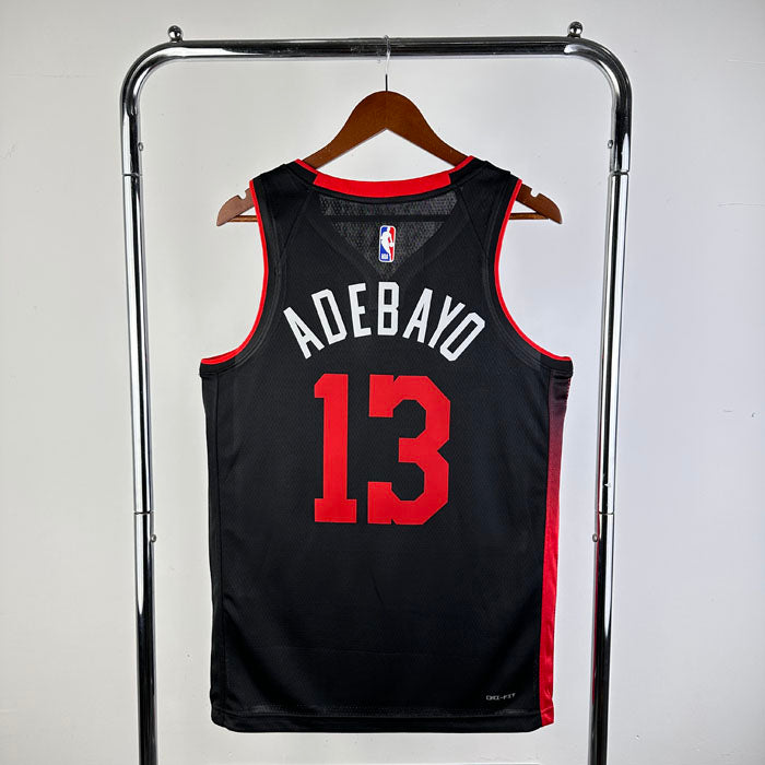 Regata NBA Miami Heat City Edition 23/24 Bam Adebayo Preta