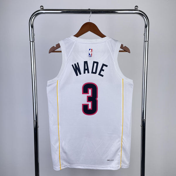 Regata NBA Miami Heat City Edition 22/23 Dwayne Wade Branca