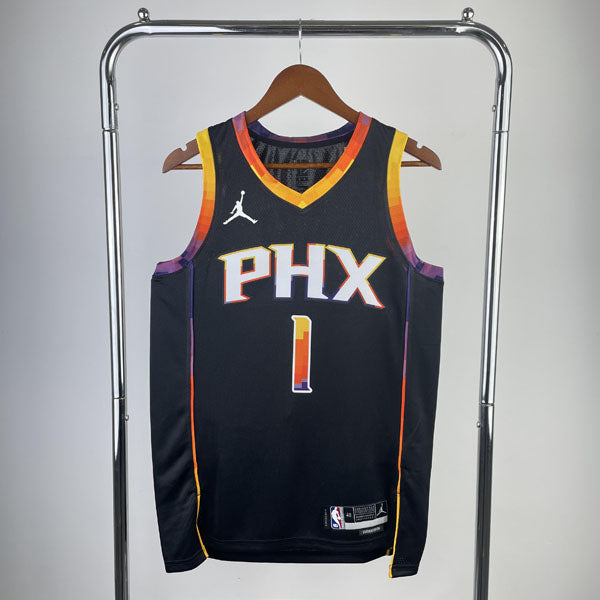 Regata NBA Phoenix Suns Statement Edition 23/24 Devin Booker Preta