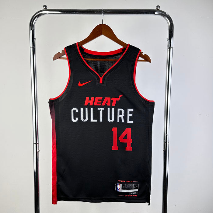 Regata NBA Miami Heat City Edition 23/24 Tyler Herro Preta