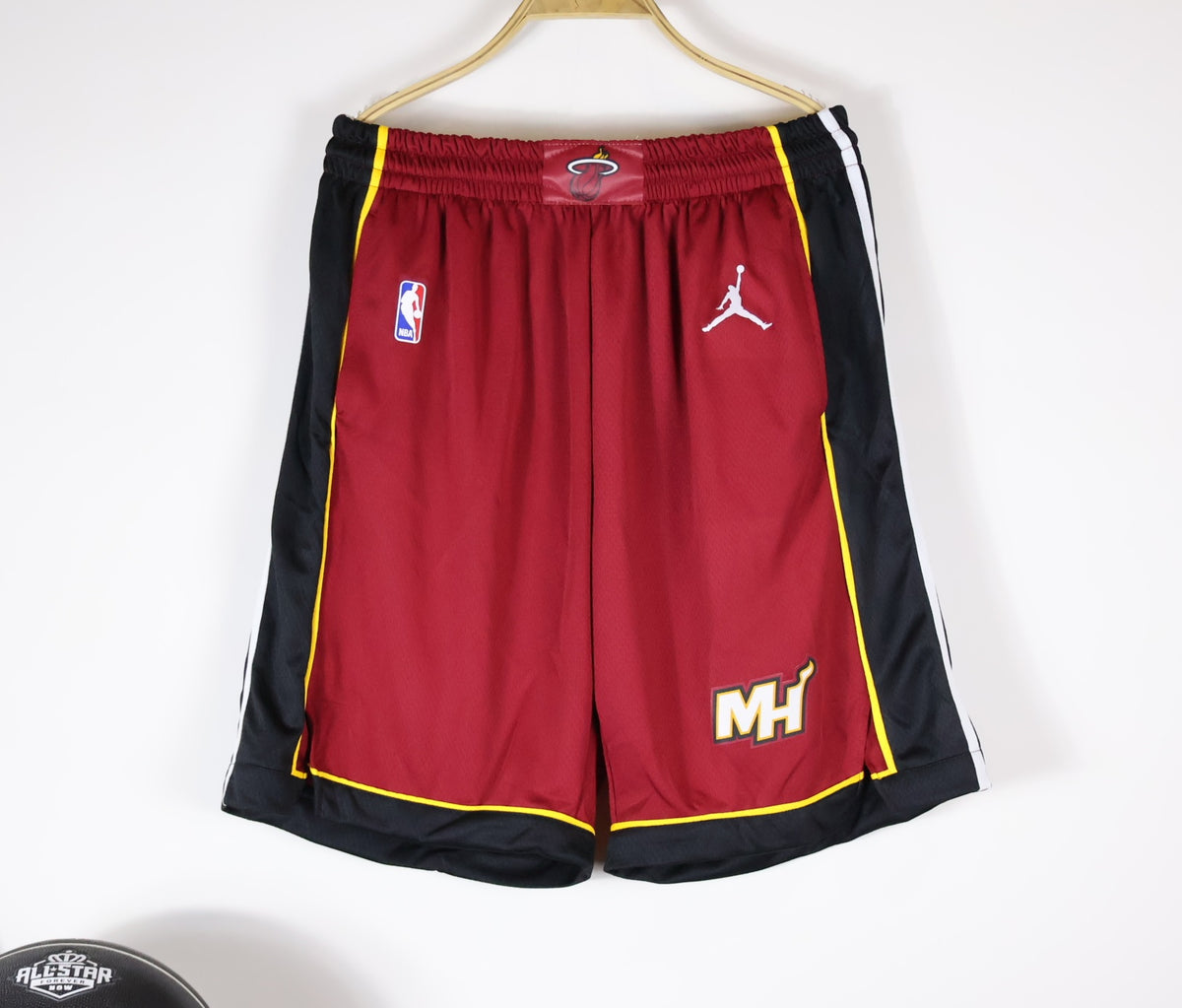 Short NBA Miami Heat Statement Edition Vermelho